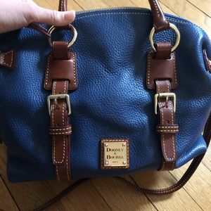 Dooney & Bourke Blue Bristol Satchel Handbag